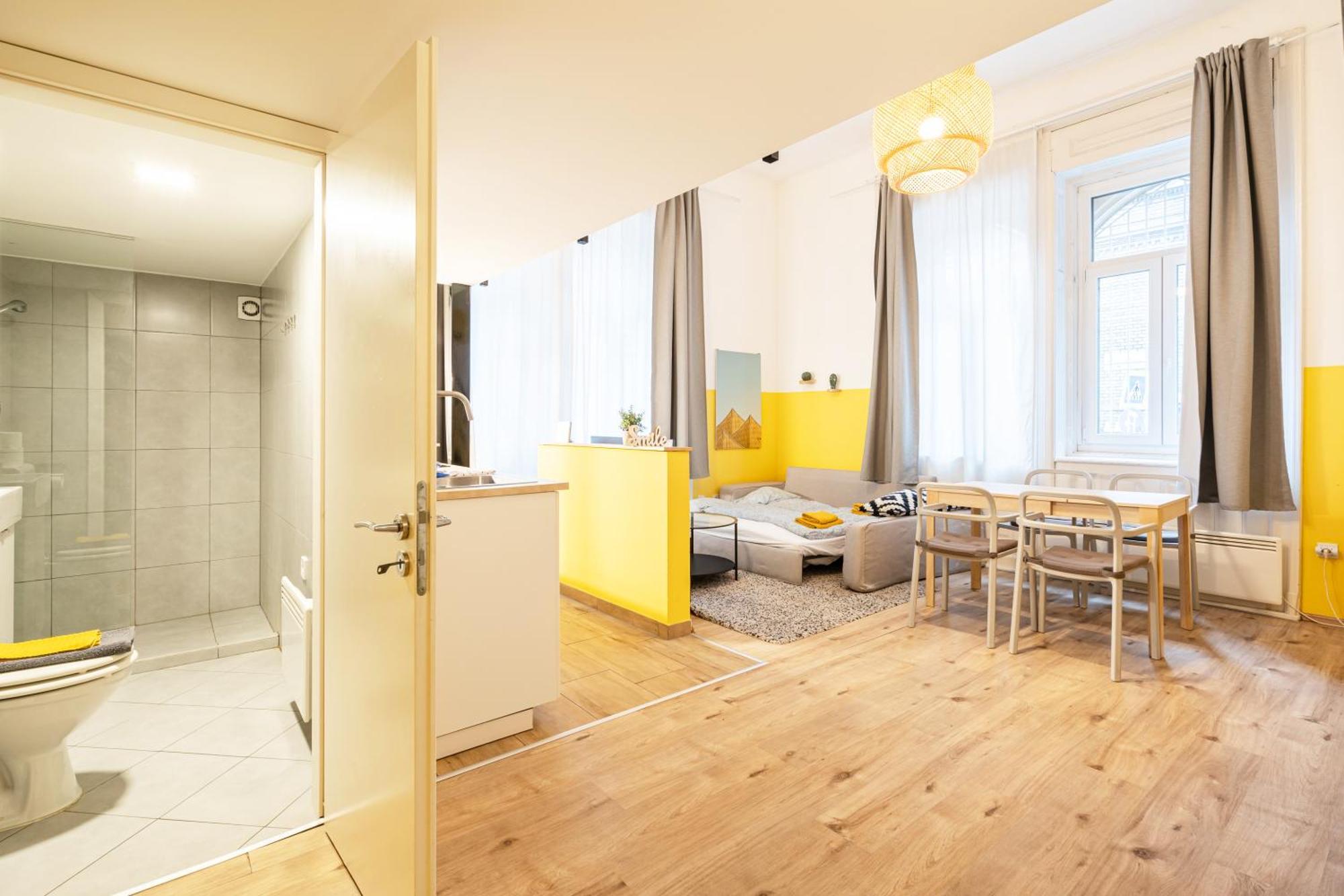 Charming Studio In The Heart Of The Jewish Quarter W41 Yellow Budapest Exterior photo